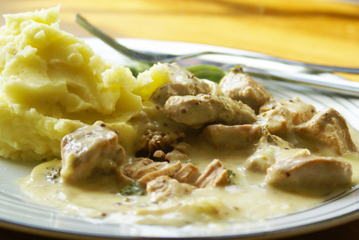 Slow cooked pork in cider and mustard sauce A Life of Geekery