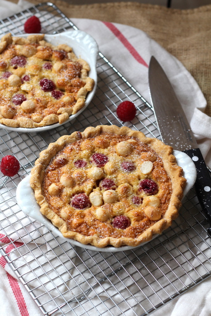 Macadamia & Raspberry Pie