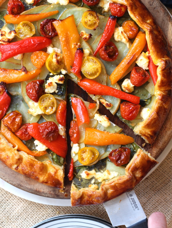 Looking for an easy meal? Try this Mediterranean Galette