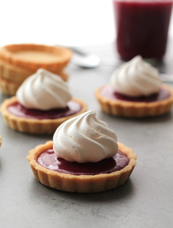 These hibiscus tarts are the perfect dinner party dessert. Make ahead